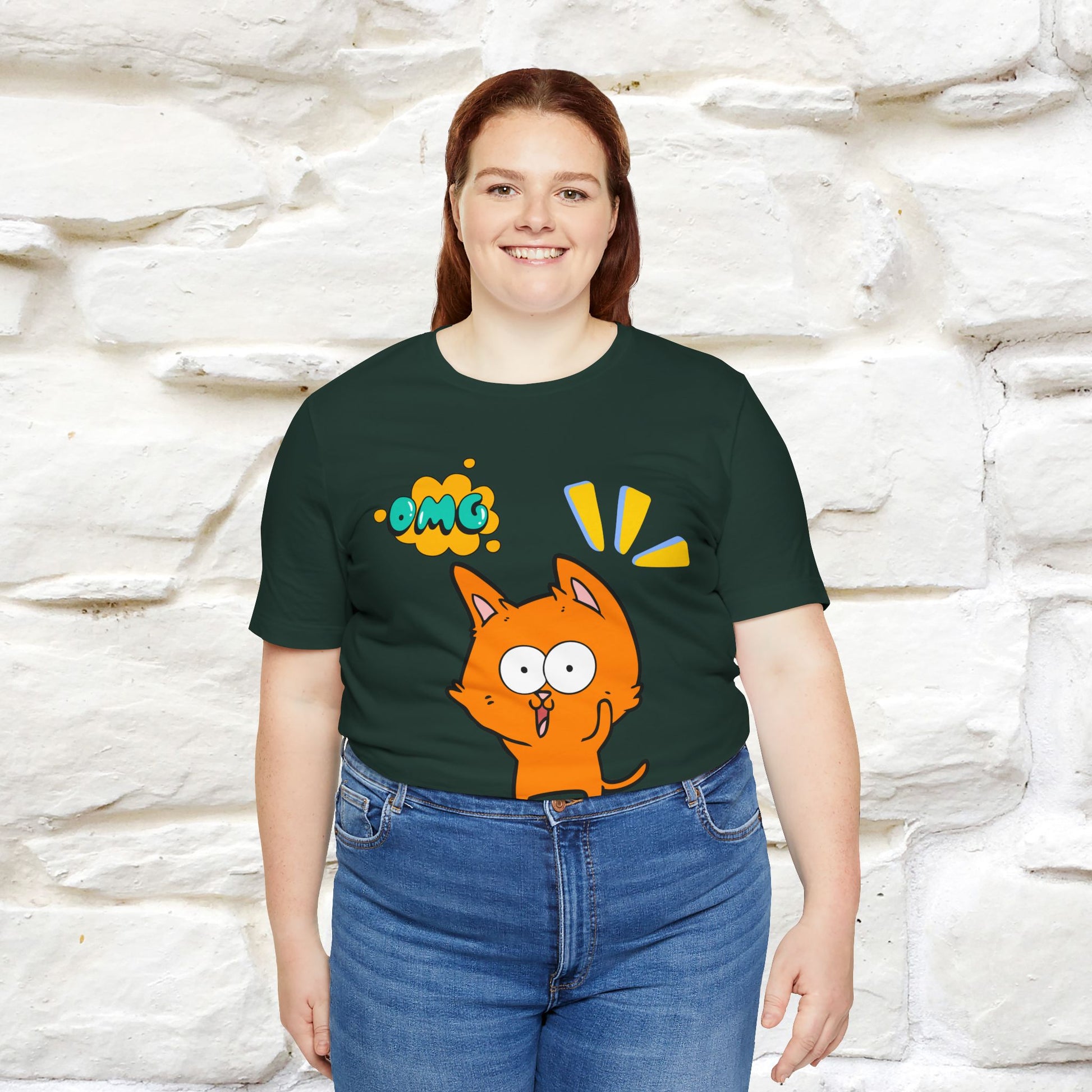 ''Oh My God'' Cat T-Shirt | Nunu&Miao Studio - Nunu&Miao Studio