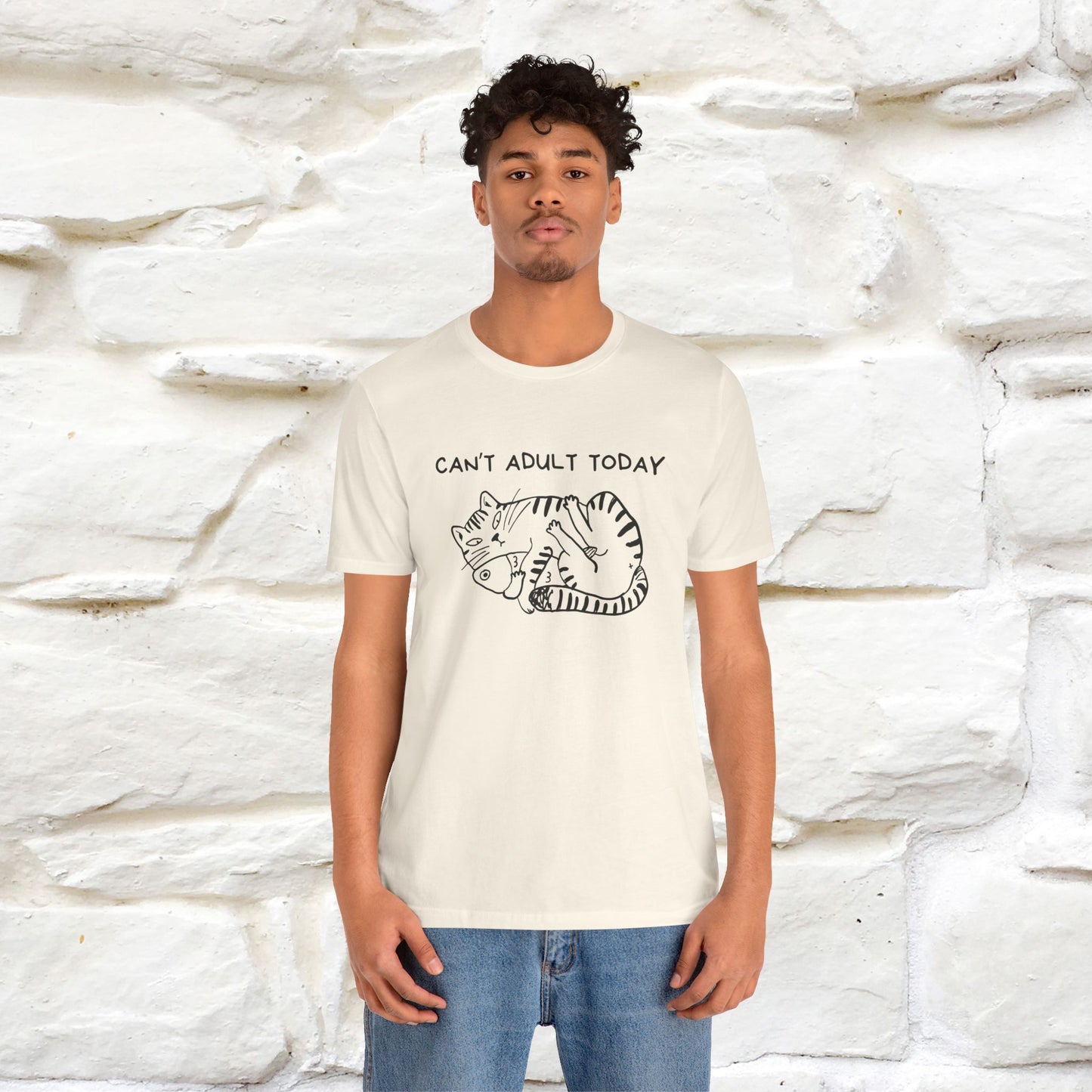 "Can't Adult Today" |Cat T-Shirt | Nunu&Miao Studio - Nunu&Miao Studio