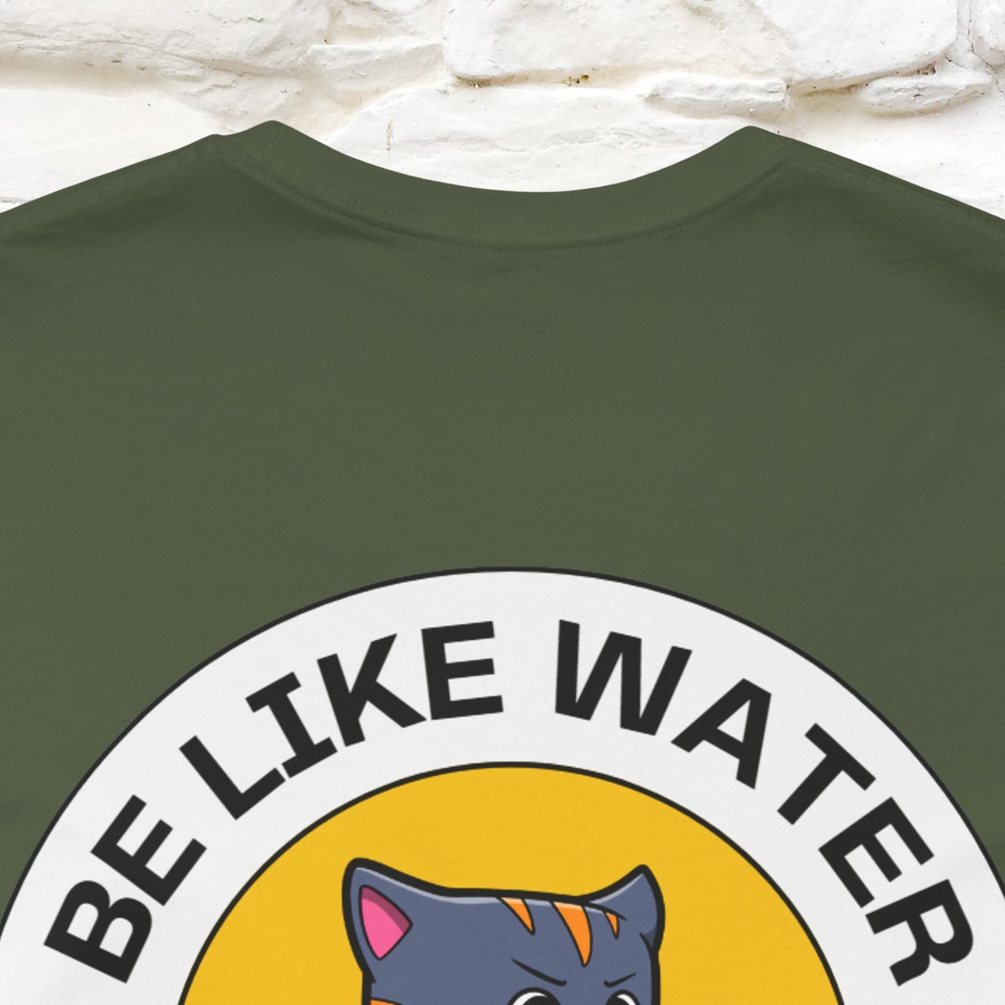 "Be Like Water: Cattitude Master | Cat T-Shirt |Nunu&Miao Studio - Nunu&Miao Studio