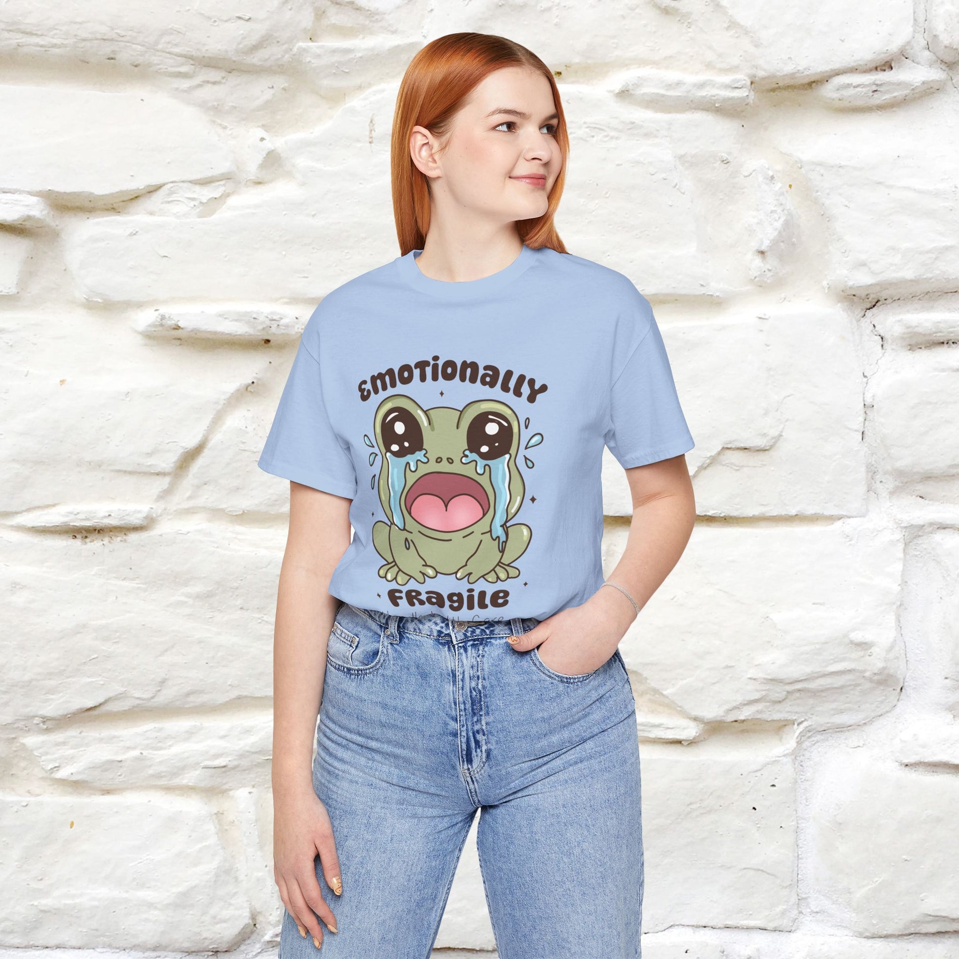 "Emotionally Fragile Handle With Care " Funny T-shirt |Nunu&Miao Studio - Nunu&Miao Studio