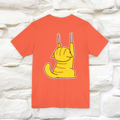 "It's Meawday" Cat T-shirt | Front & Back Design | Nunu&Miao Studio - Nunu&Miao Studio