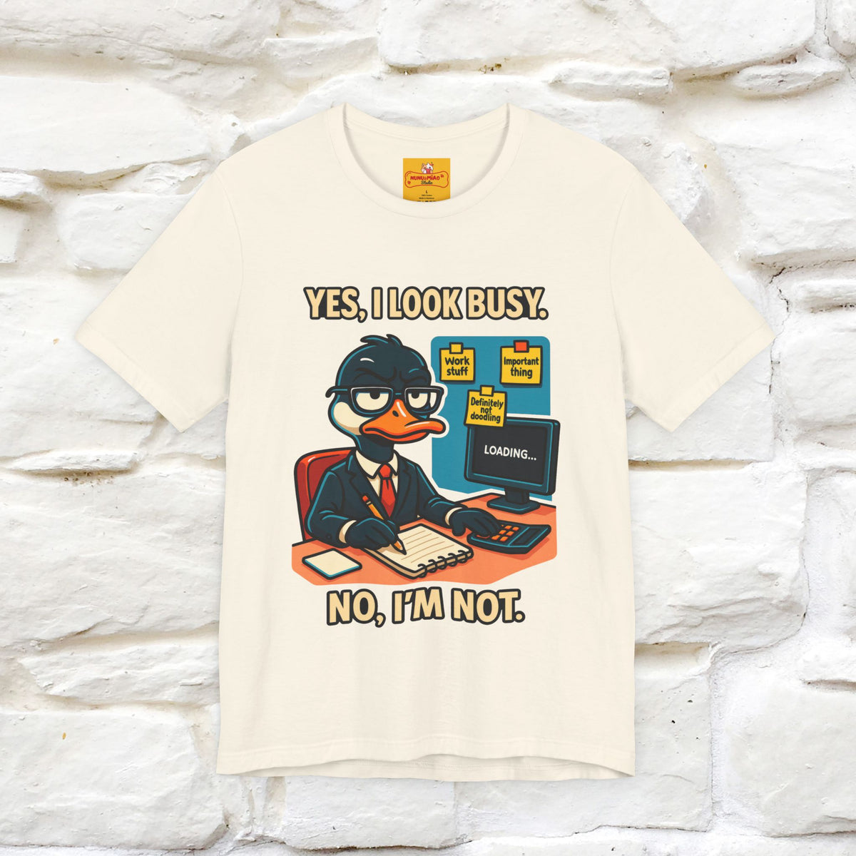 ''Yes, I Look Busy. No I'm Not.''|  Sarcastic Cat T-Shirt | Nunu&Miao Studio