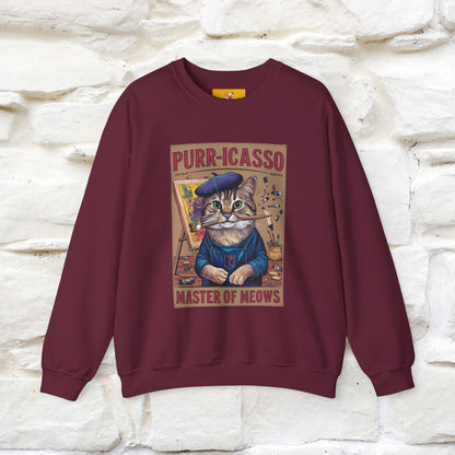 "Purr-icasso.'' |Cat Sweatshirt | Nunu&Miao Studio