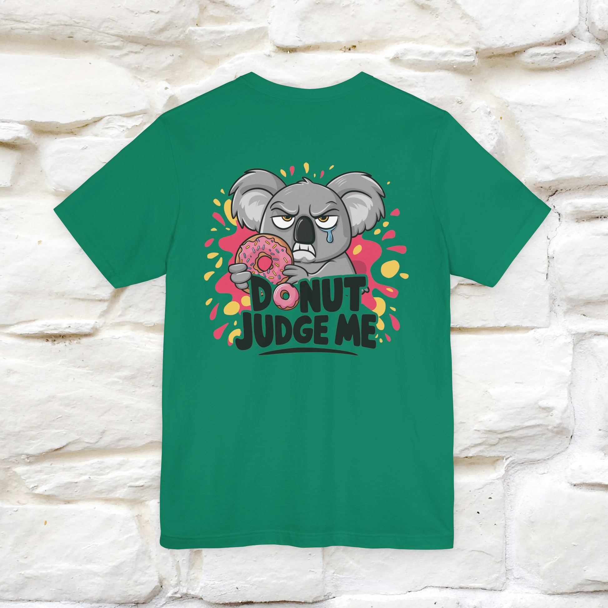 "Donut Judge Me " |Funny  T-Shirt | Front & Back Design | Nunu&Miao Studio - Nunu&Miao Studio