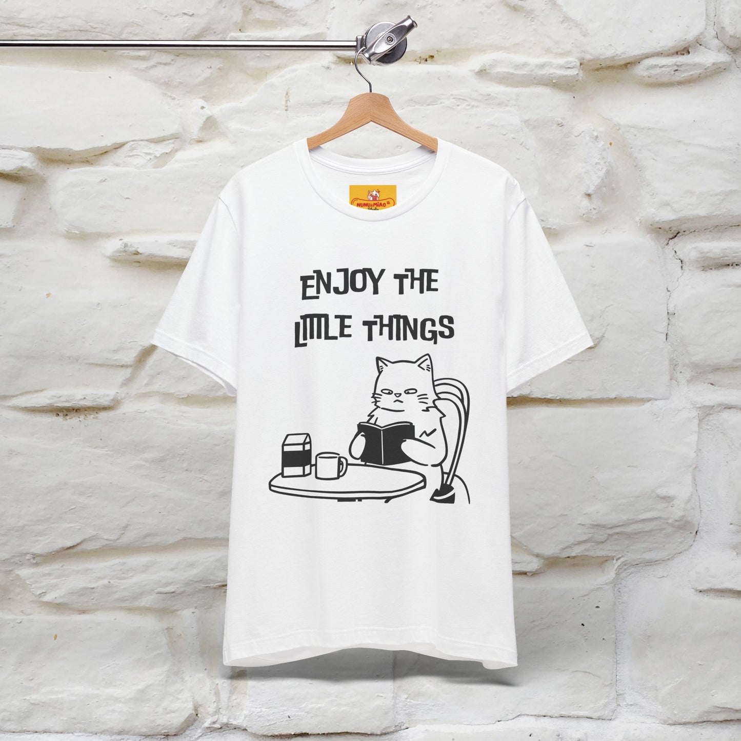"Enjoy The Little Things." Cat T-Shirt | Nunu&Miao Studio