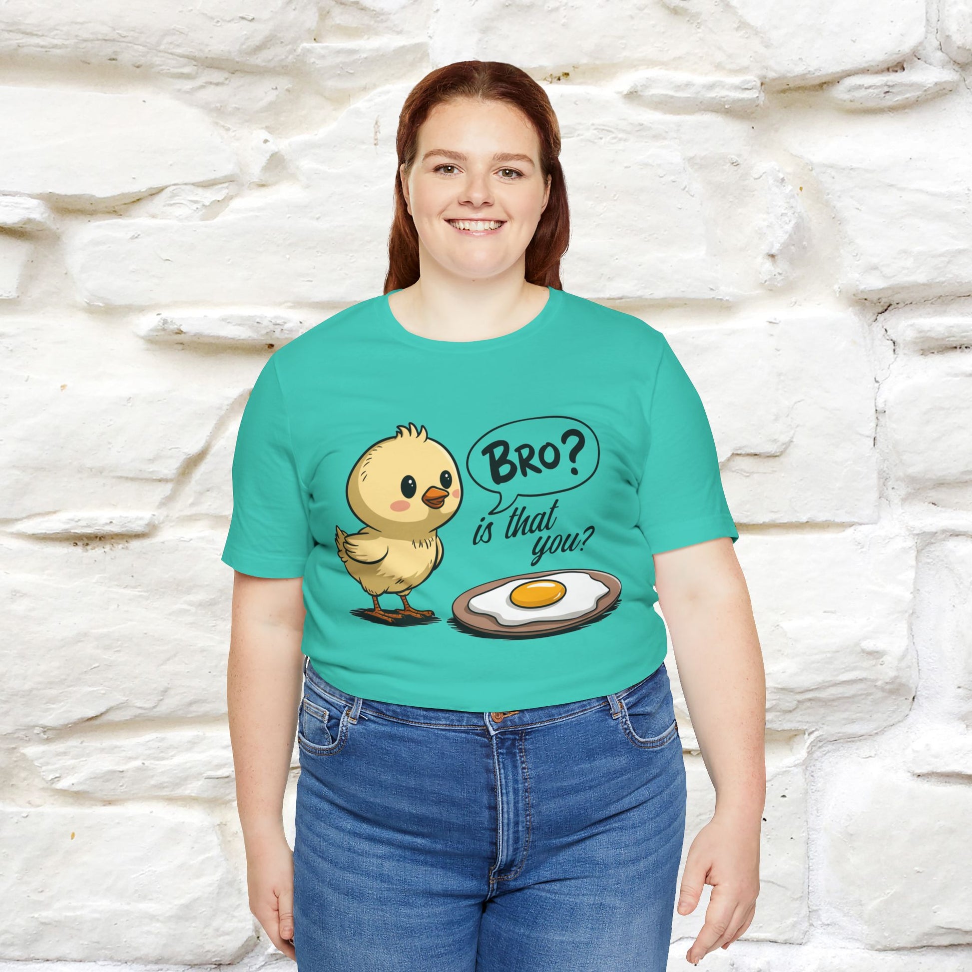 "Bro Is That You?" Funny Chicken T-shirt |Nunu&Miao Studio - Nunu&Miao Studio