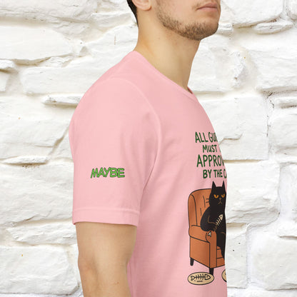 "All Guest Must Be Approved By The Cat - NO,MAYBE" Cat T-shirt |Nunu&Miao Studio