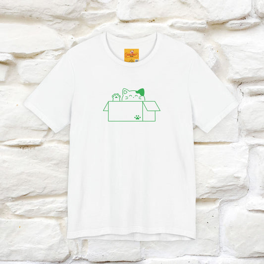 "“Happiness is free. Delivery is extra.” | Cat T-Shirt | Front & Back Design | Nunu&Miao Studio
