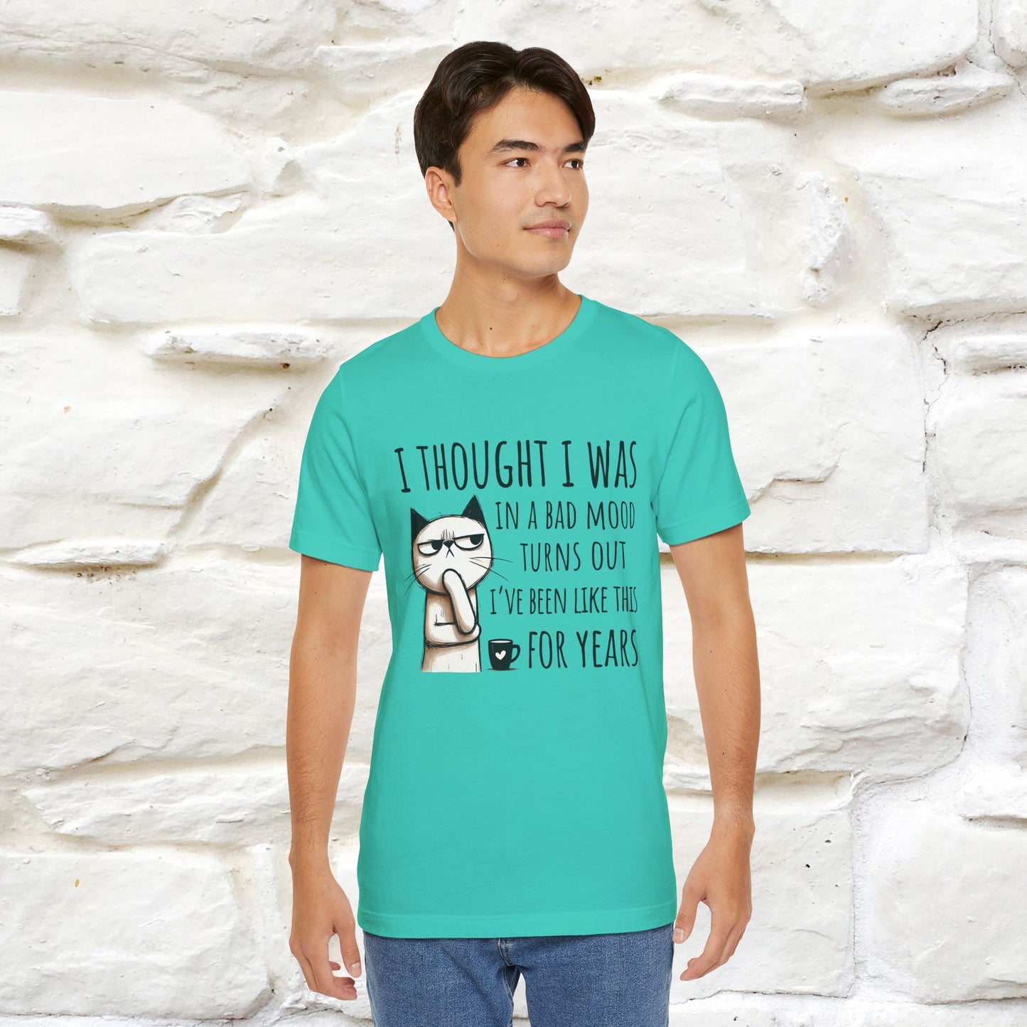 "I Thought I was In A Bad Mood.. " Cat  T-shirt |Nunu&Miao Studio - Nunu&Miao Studio