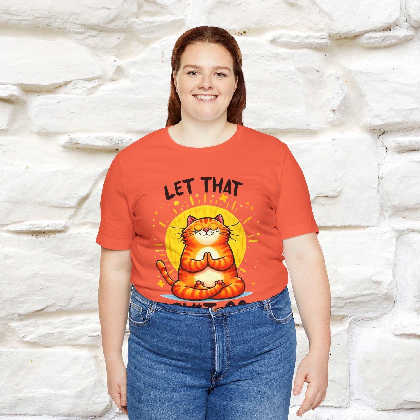 "Let That Sh*t Go" Cat T-shirt |Nunu&Miao Studio - Nunu&Miao Studio