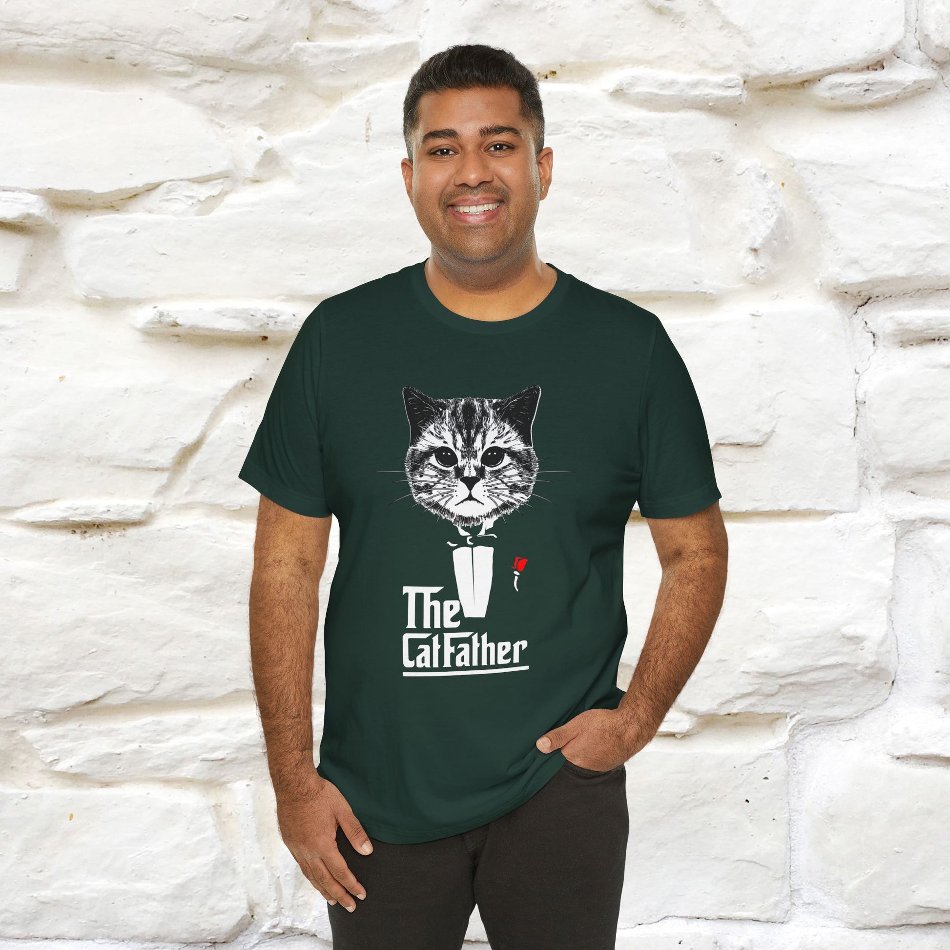 ''The Cat Father T-Shirt''| Iconic Cat Lover Tee | Nunu&Miao Studio - Nunu&Miao Studio