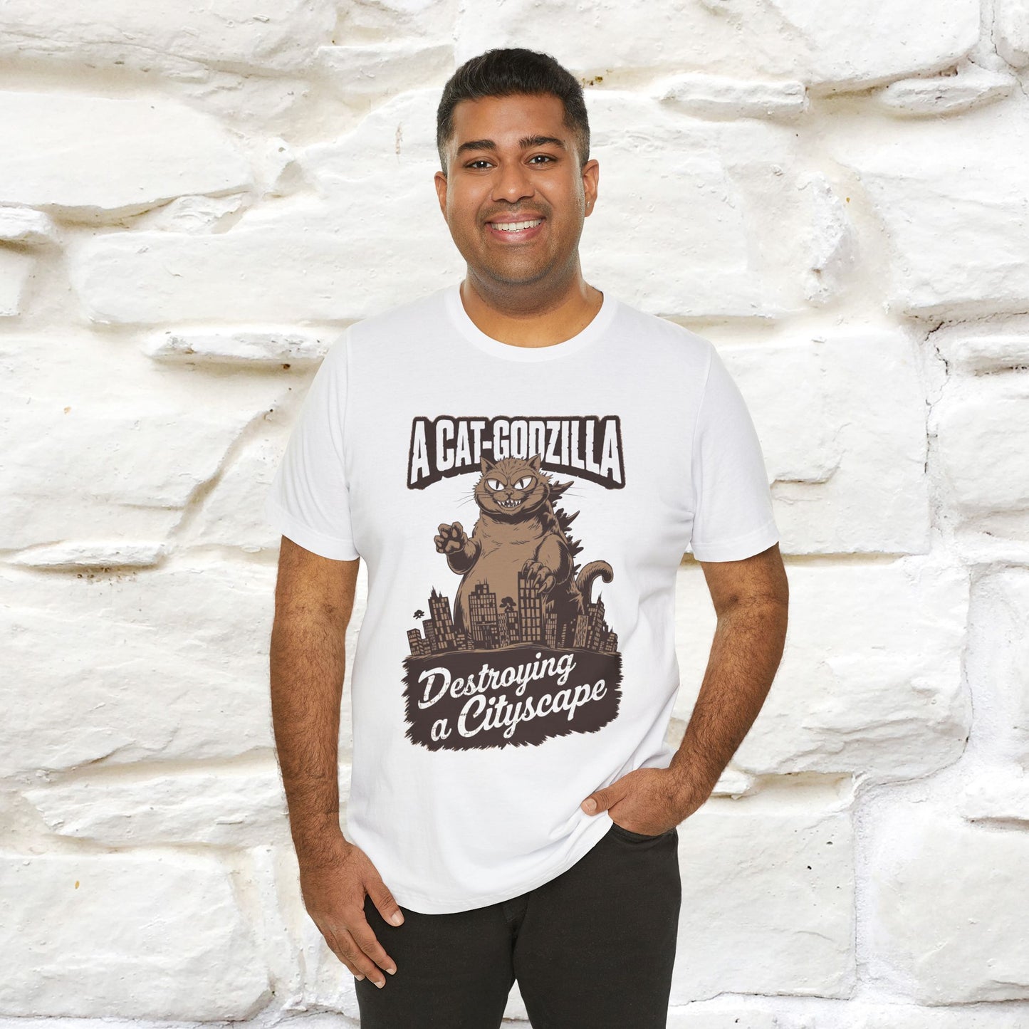 ''A Cat-Godzilla ''| CatT-Shirt | Nunu&Miao Studio - Nunu&Miao Studio