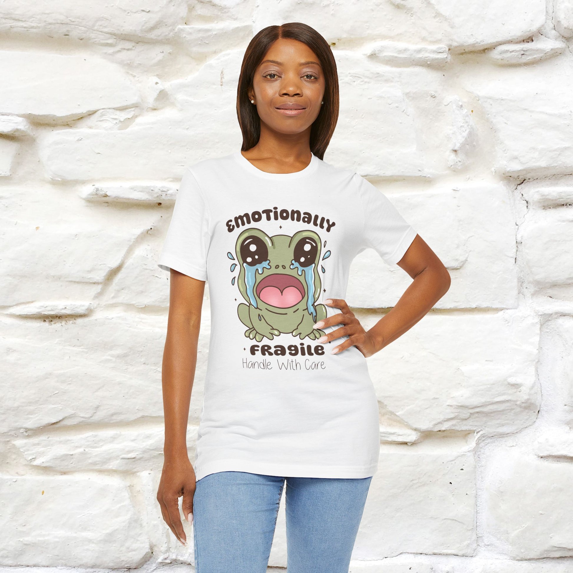 "Emotionally Fragile Handle With Care " Funny T-shirt |Nunu&Miao Studio - Nunu&Miao Studio