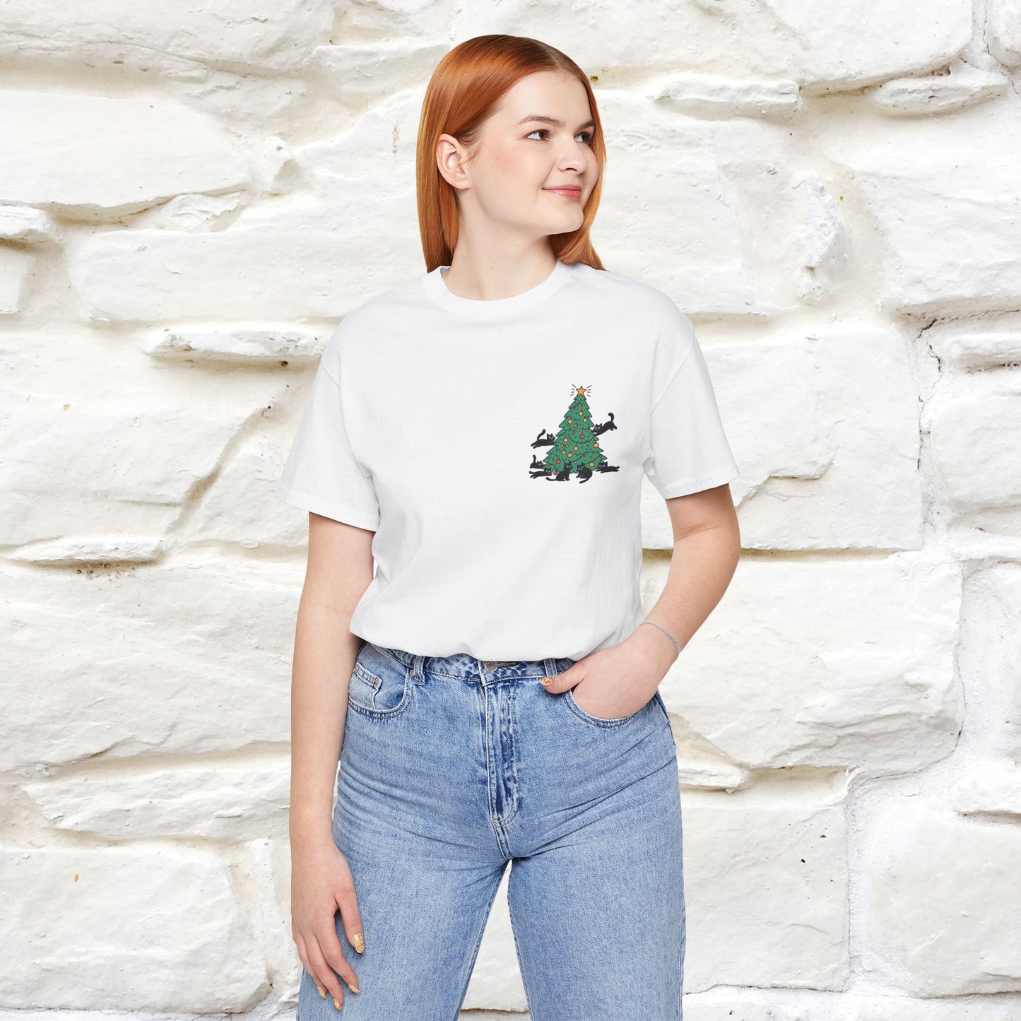 “Cat Christmas Tree” | Cat T-Shirt | Nunu&Miao Studio