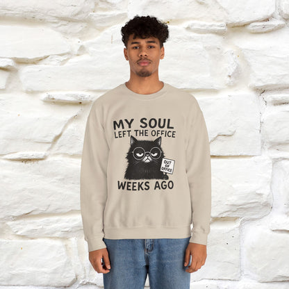 ''My Sould Left The ...'' | Cute Cat Sweatshirt | Nunu&Miao Studio