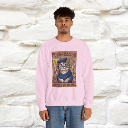 "Purr-icasso.'' |Cat Sweatshirt | Nunu&Miao Studio