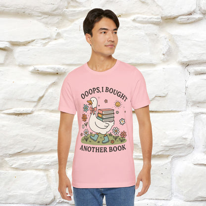 "Oooops I Bought Another Book" Funny Goose T-shirt |Nunu&Miao Studio - Nunu&Miao Studio