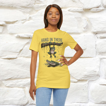 "Hang In There" Funny T-shirt |Nunu&Miao Studio - Nunu&Miao Studio
