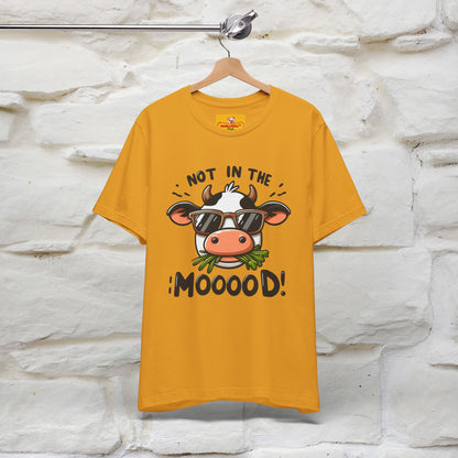 Not In The Moood – Funny Cow Pun T-Shirt | Nunu & Miao Studio - Nunu&Miao Studio