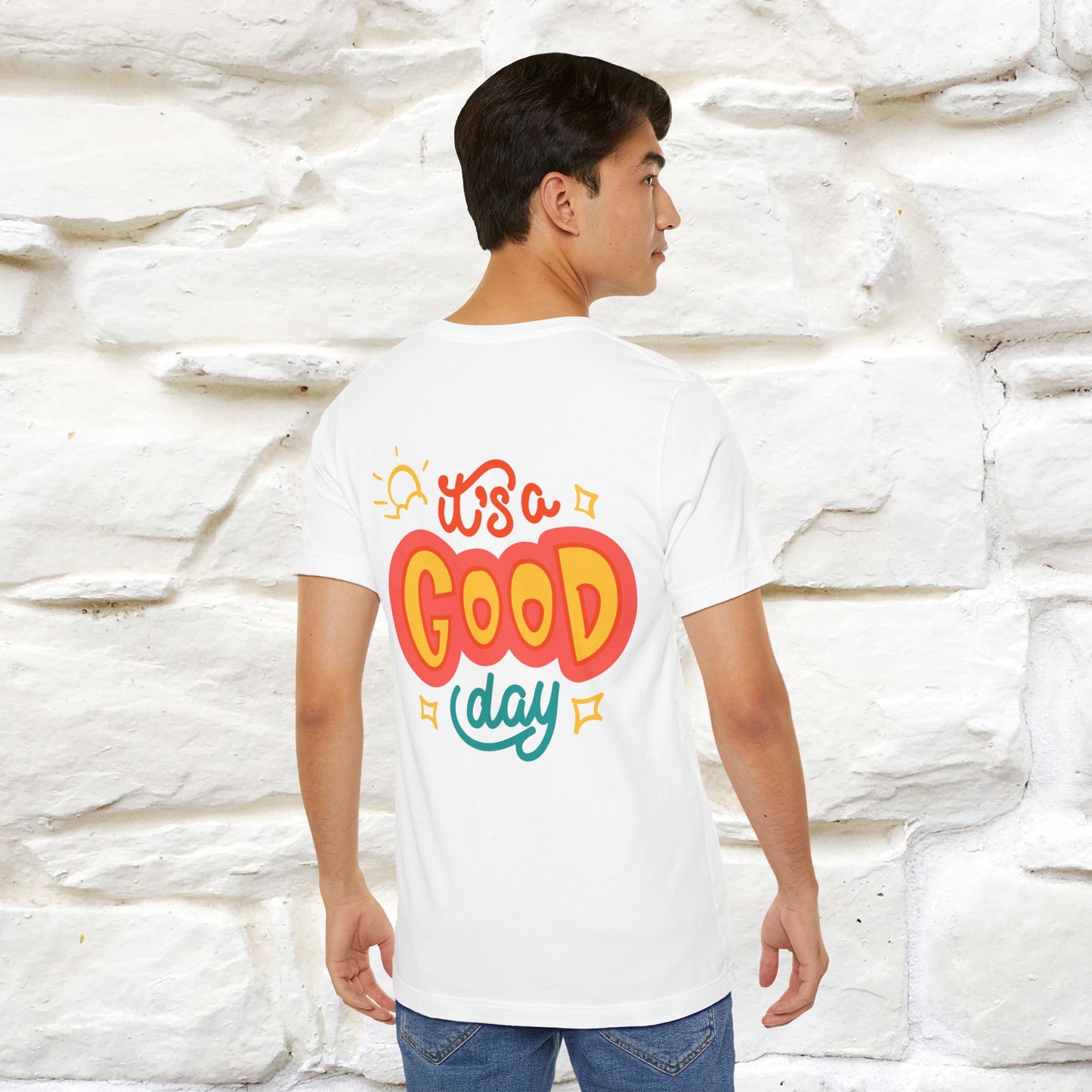""It's A Good Day" Cat T-Shirt| Front & Back Design | Nunu&Miao Studio - Nunu&Miao Studio