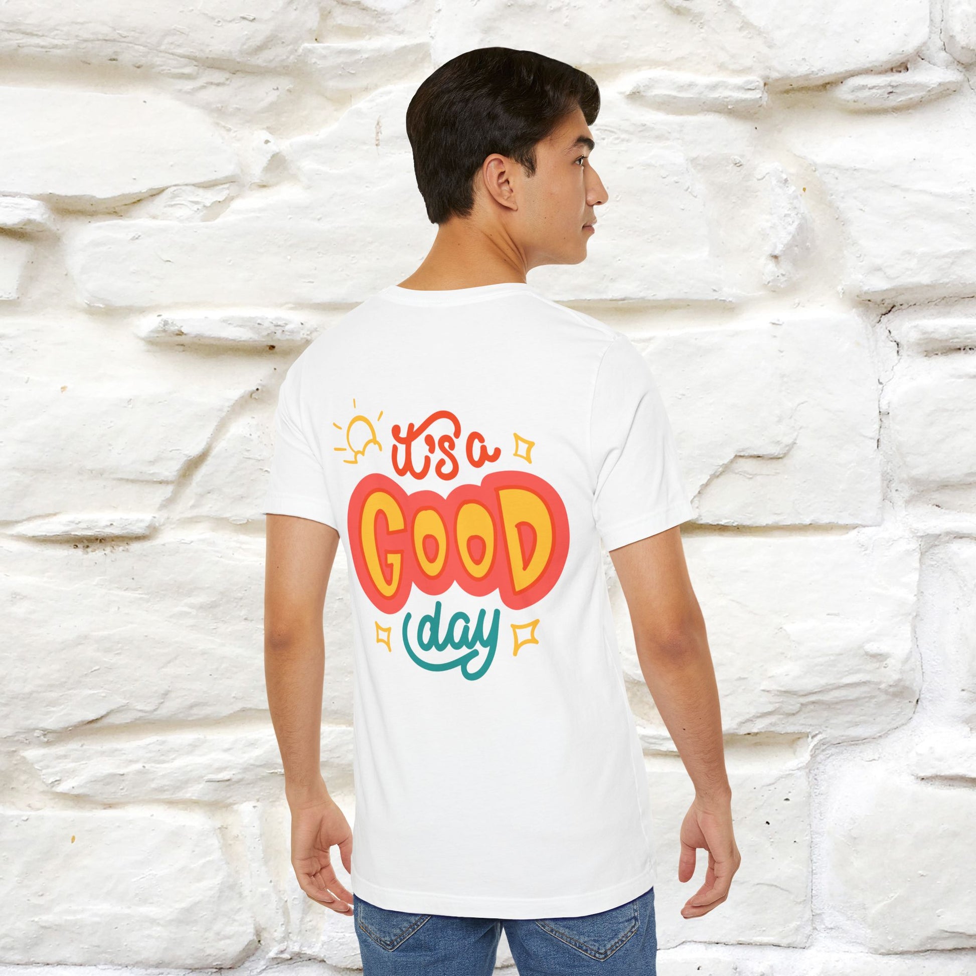 ""It's A Good Day" Cat T-Shirt| Front & Back Design | Nunu&Miao Studio - Nunu&Miao Studio