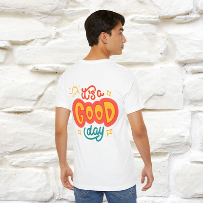 ""It's A Good Day" Cat T-Shirt| Front & Back Design | Nunu&Miao Studio - Nunu&Miao Studio