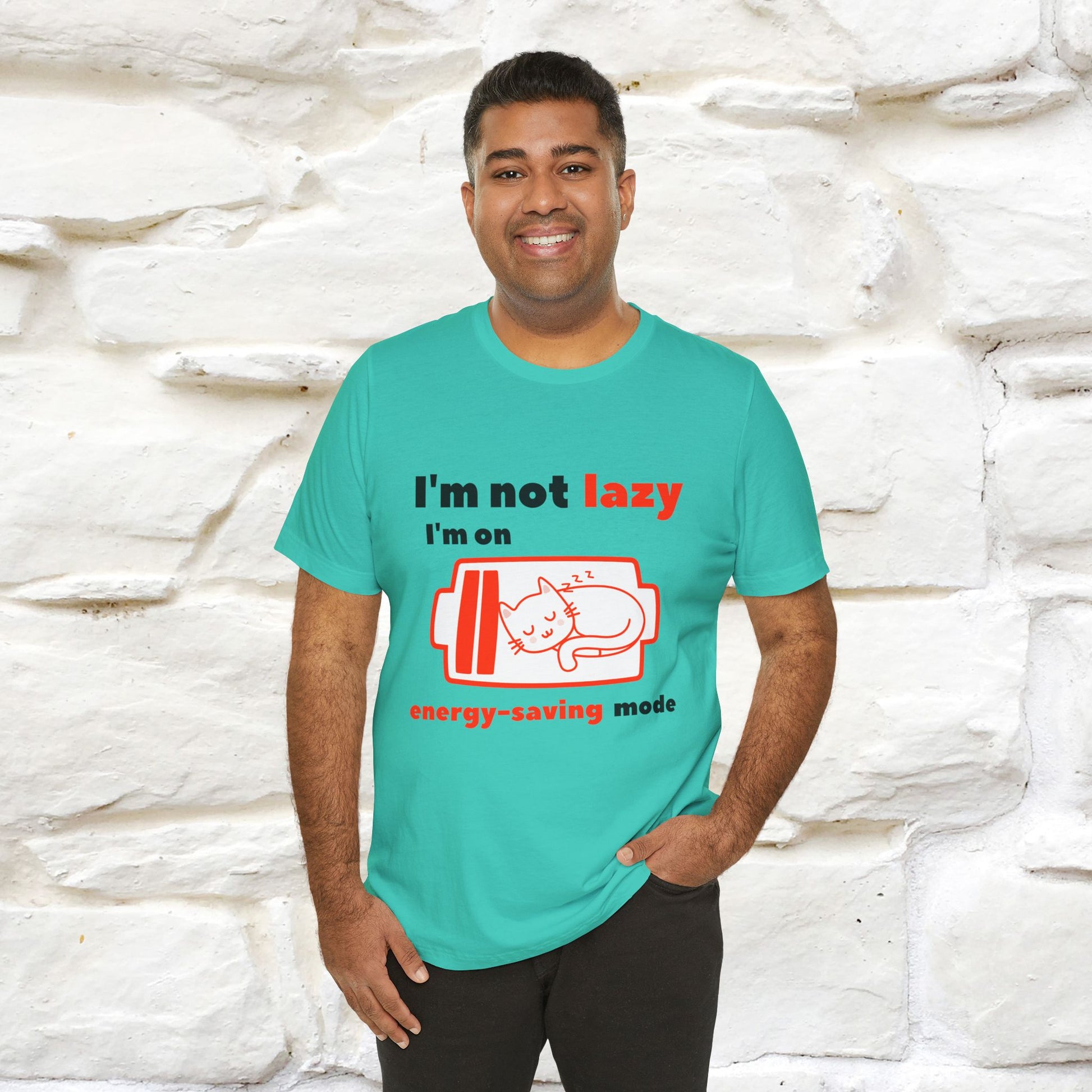 ''I am Not Lazy...'' Cat T-Shirt | Nunu&Miao Studio - Nunu&Miao Studio