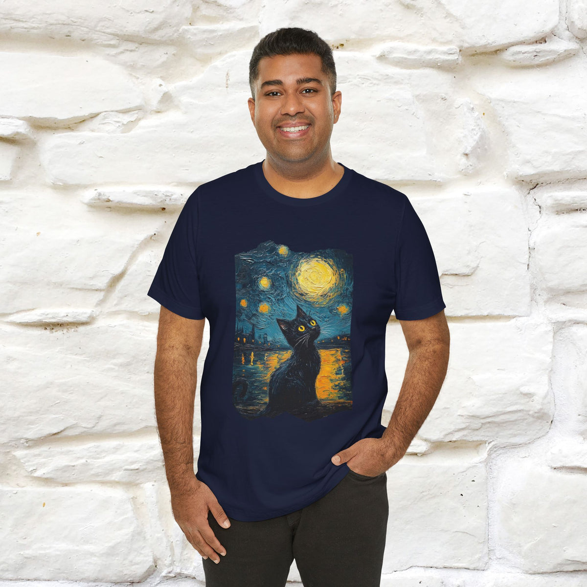 “Miaoolight.” | Cat T-Shirt | Front & Back Design | Nunu&Miao Studio