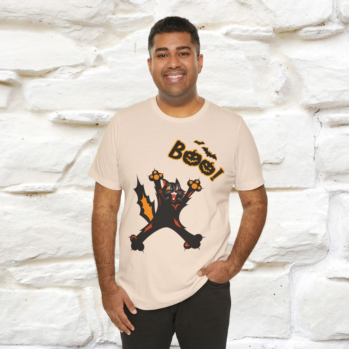 "Boo" Cat  T-shirt |Nunu&Miao Studio - Nunu&Miao Studio