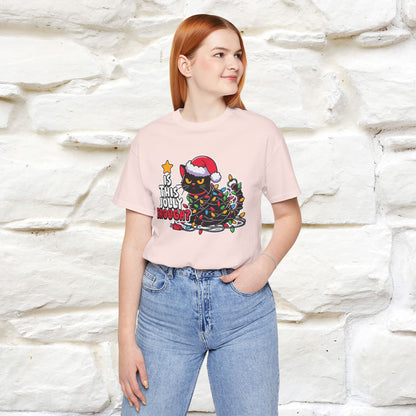 “Is This Jolly Enough?” | Cat T-Shirt | Nunu&Miao Studio