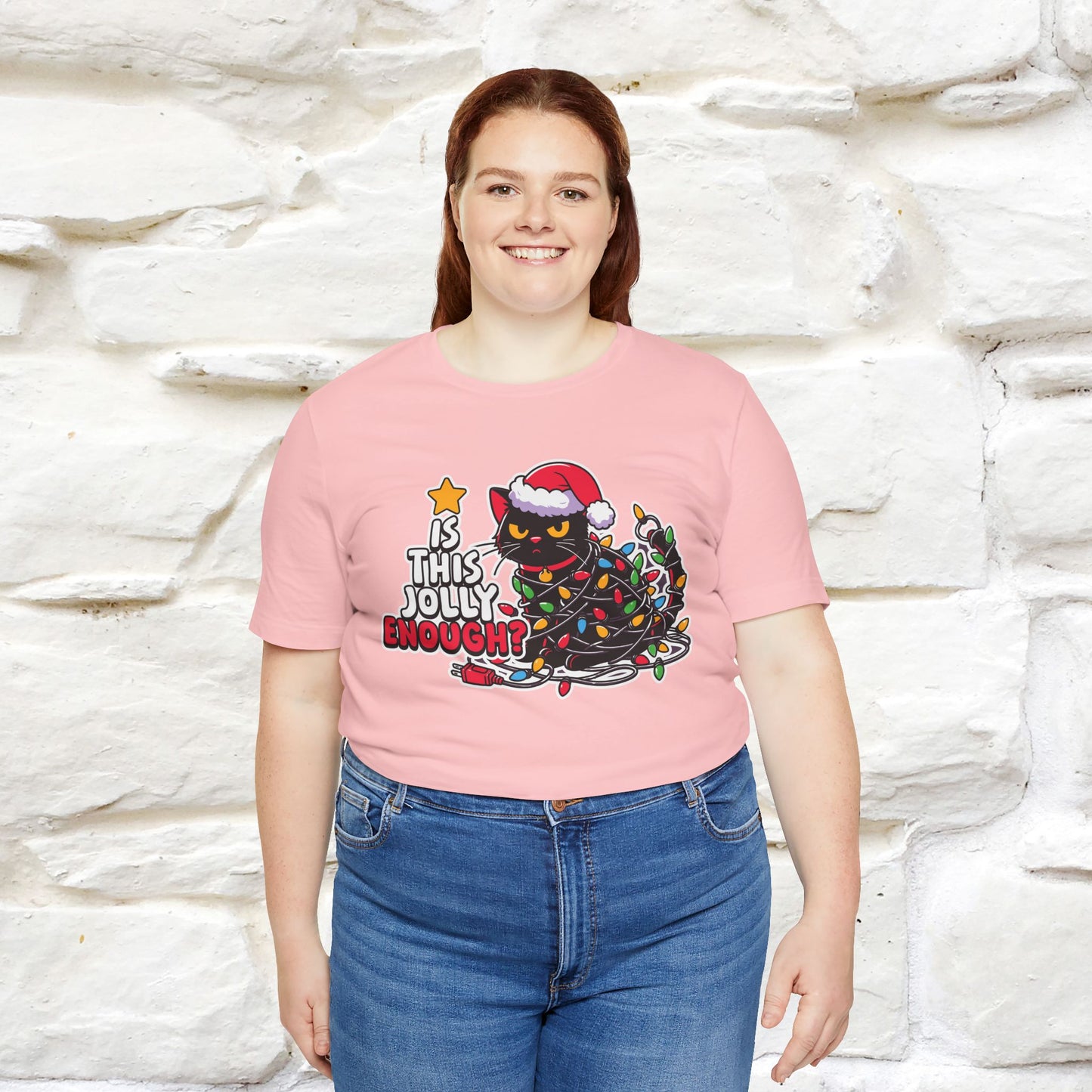 “Is This Jolly Enough?” | Cat T-Shirt | Nunu&Miao Studio