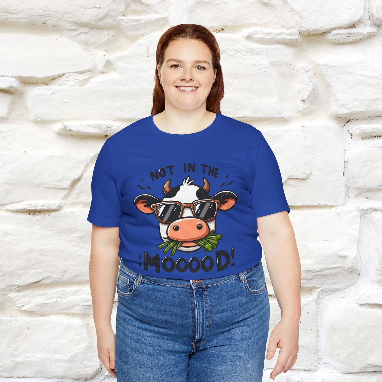 Not In The Moood – Funny Cow Pun T-Shirt | Nunu & Miao Studio - Nunu&Miao Studio