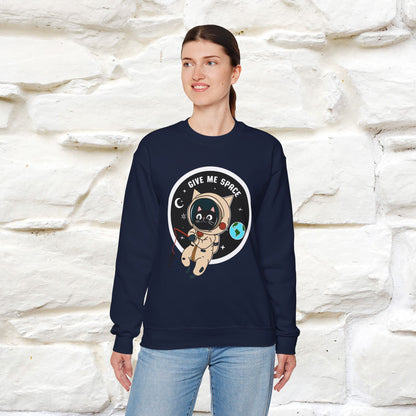 ''Give Me Space'' |Cat Sweatshirt | Nunu&Miao Studio