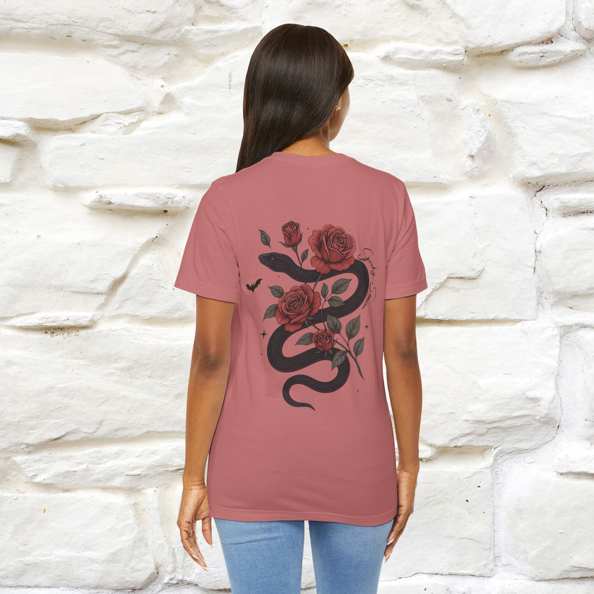 "The Rose and The Snake " Halloween T-shirt |Nunu&Miao Studio