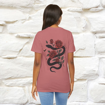 "The Rose and The Snake " Halloween T-shirt |Nunu&Miao Studio