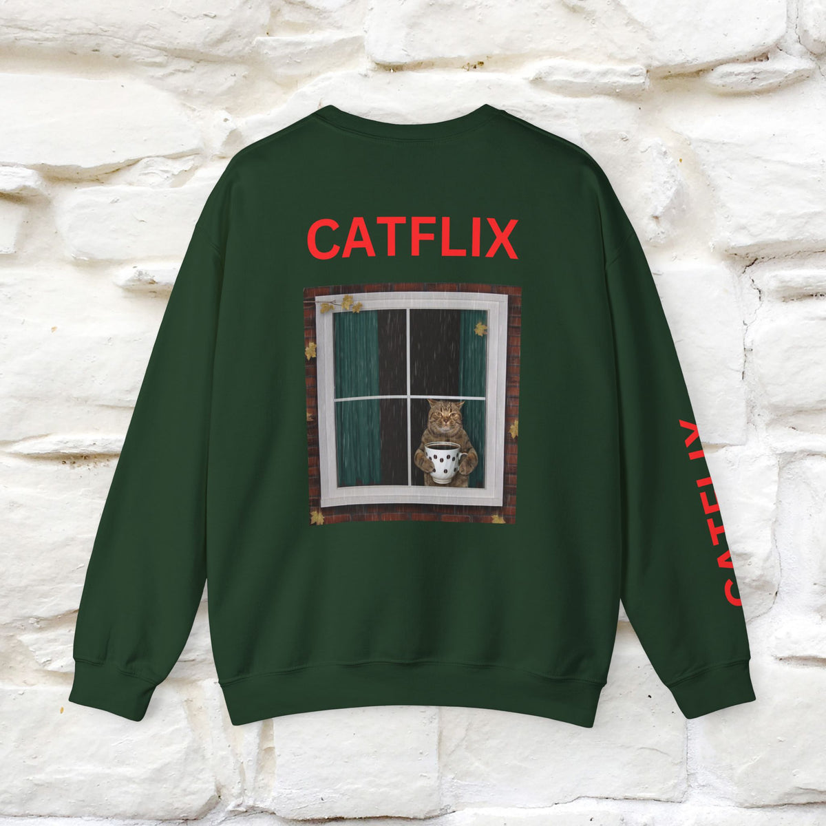 "Catflix'' |Cat Sweatshirt | Nunu&Miao Studio