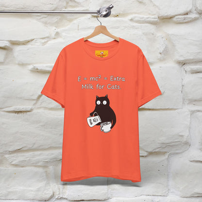 ''E = mc² = Extra Milk for Cats.''| Funny T-Shirt | Nunu&Miao Studio
