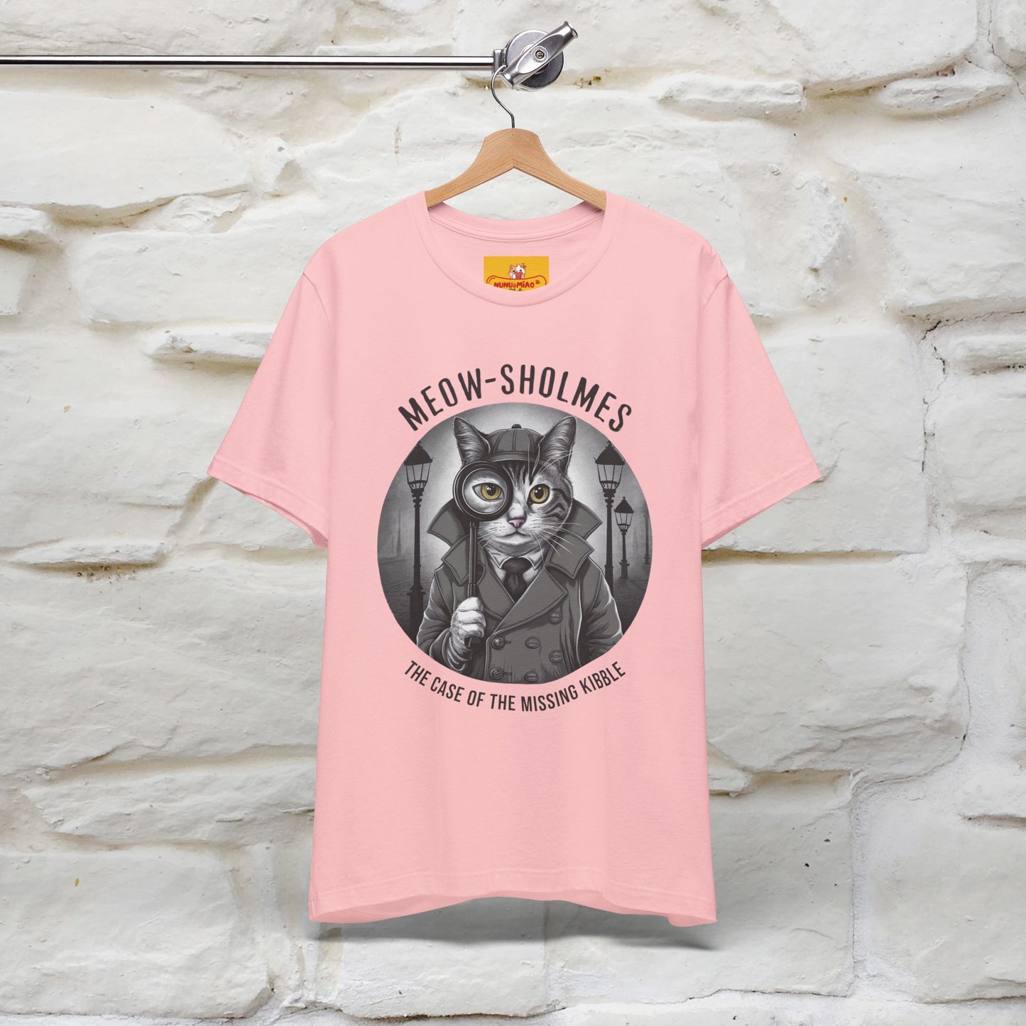 ''Meow-Sholmes: The Case of the Missing Kibble'' | Detective Cat Tee | Nunu&Miao Studio - Nunu&Miao Studio