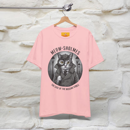 ''Meow-Sholmes: The Case of the Missing Kibble'' | Detective Cat Tee | Nunu&Miao Studio - Nunu&Miao Studio