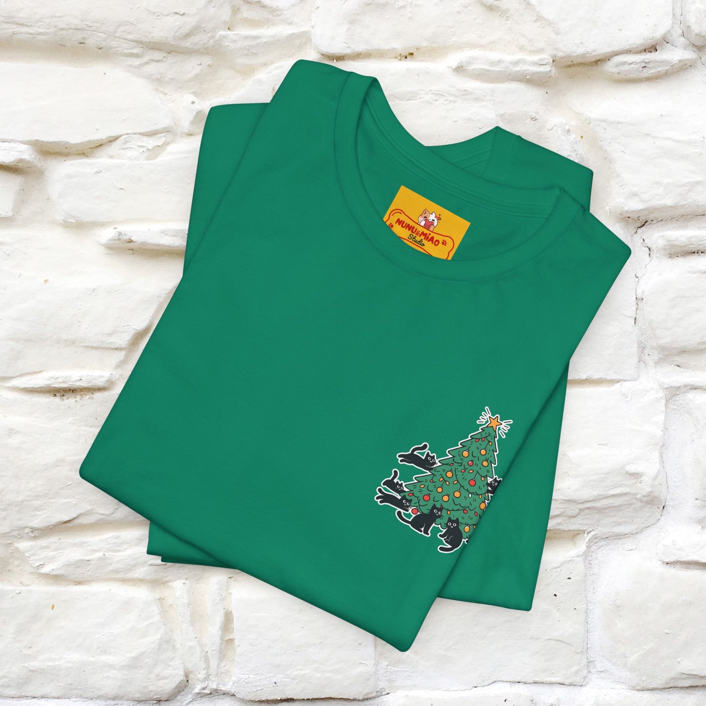 “Cat Christmas Tree” | Cat T-Shirt | Nunu&Miao Studio
