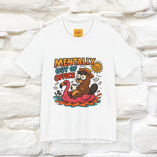 ''Mentally Out Of Office''|  Sarcastic Cat T-Shirt | Nunu&Miao Studio