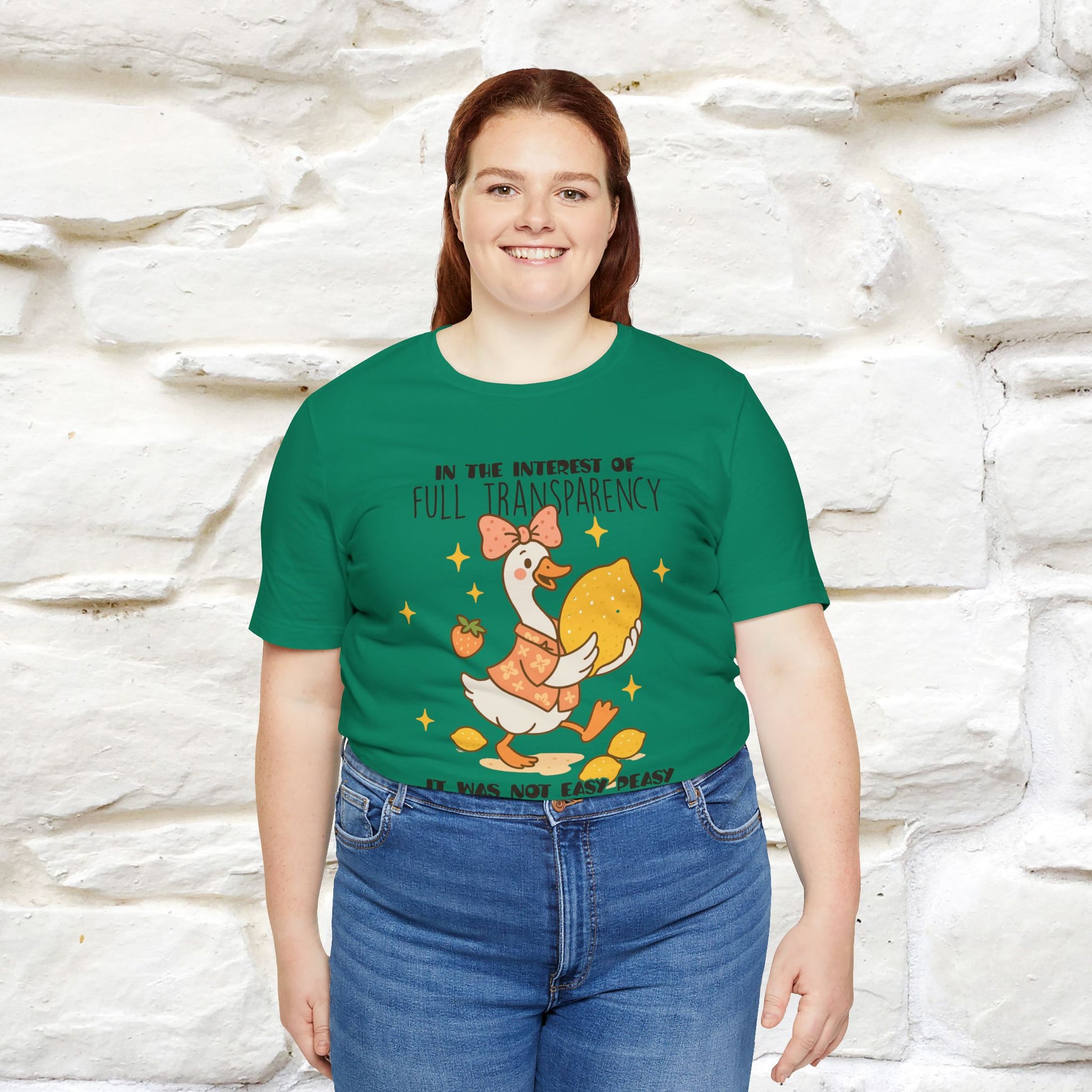 "It Was Not Easy Peasy" Funny T-shirt |Nunu&Miao Studio - Nunu&Miao Studio