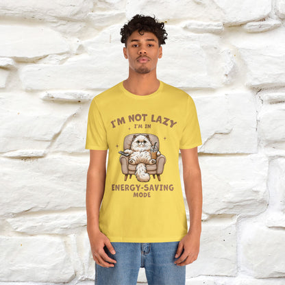 "I'm Not Lazy I'm In Energy-Saving Mode " Cat T-shirt |Nunu&Miao Studio - Nunu&Miao Studio