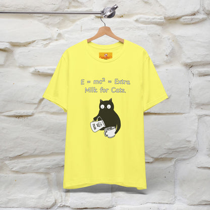 ''E = mc² = Extra Milk for Cats.''| Funny T-Shirt | Nunu&Miao Studio