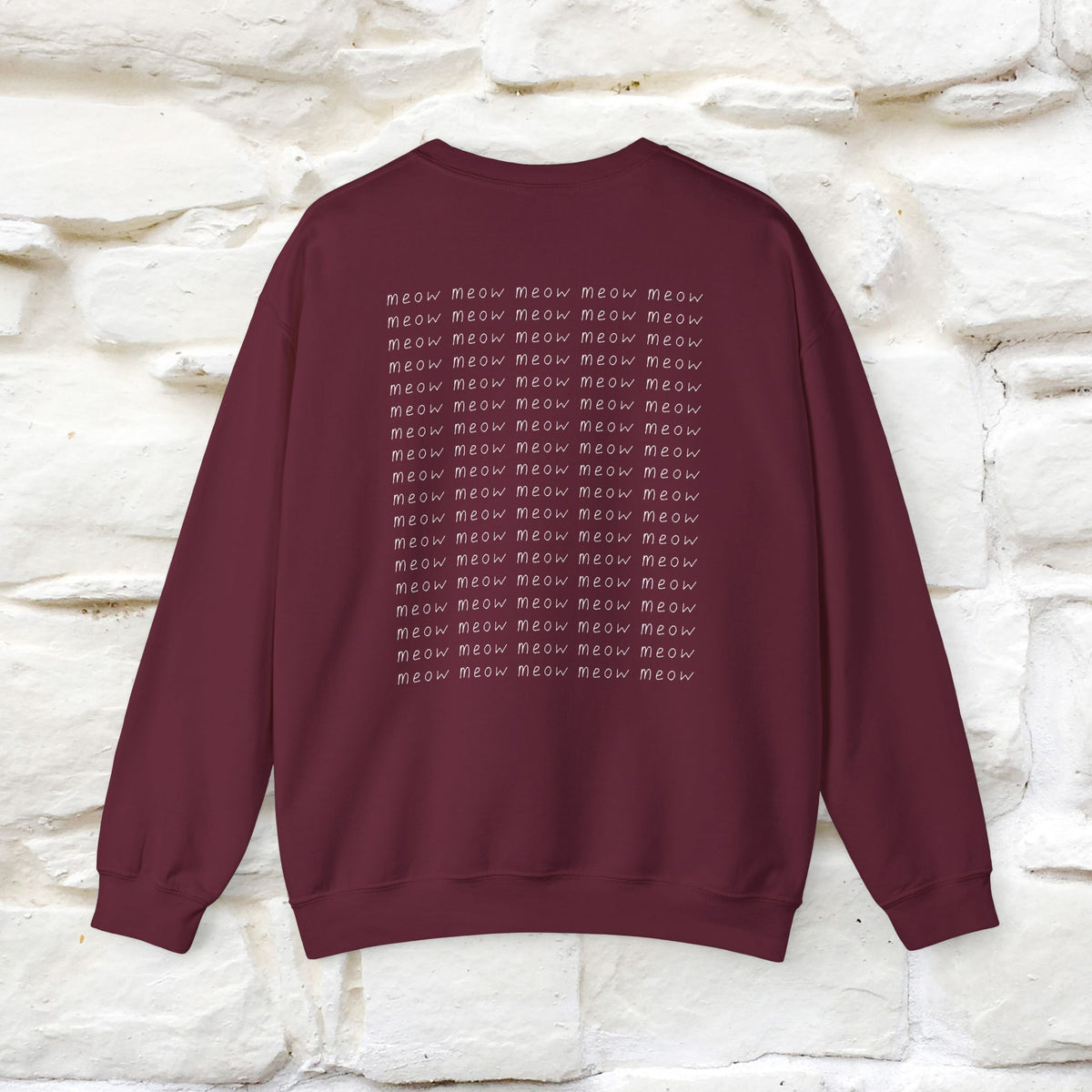 ''Meow.'' |Cat Sweatshirt | Nunu&Miao Studio