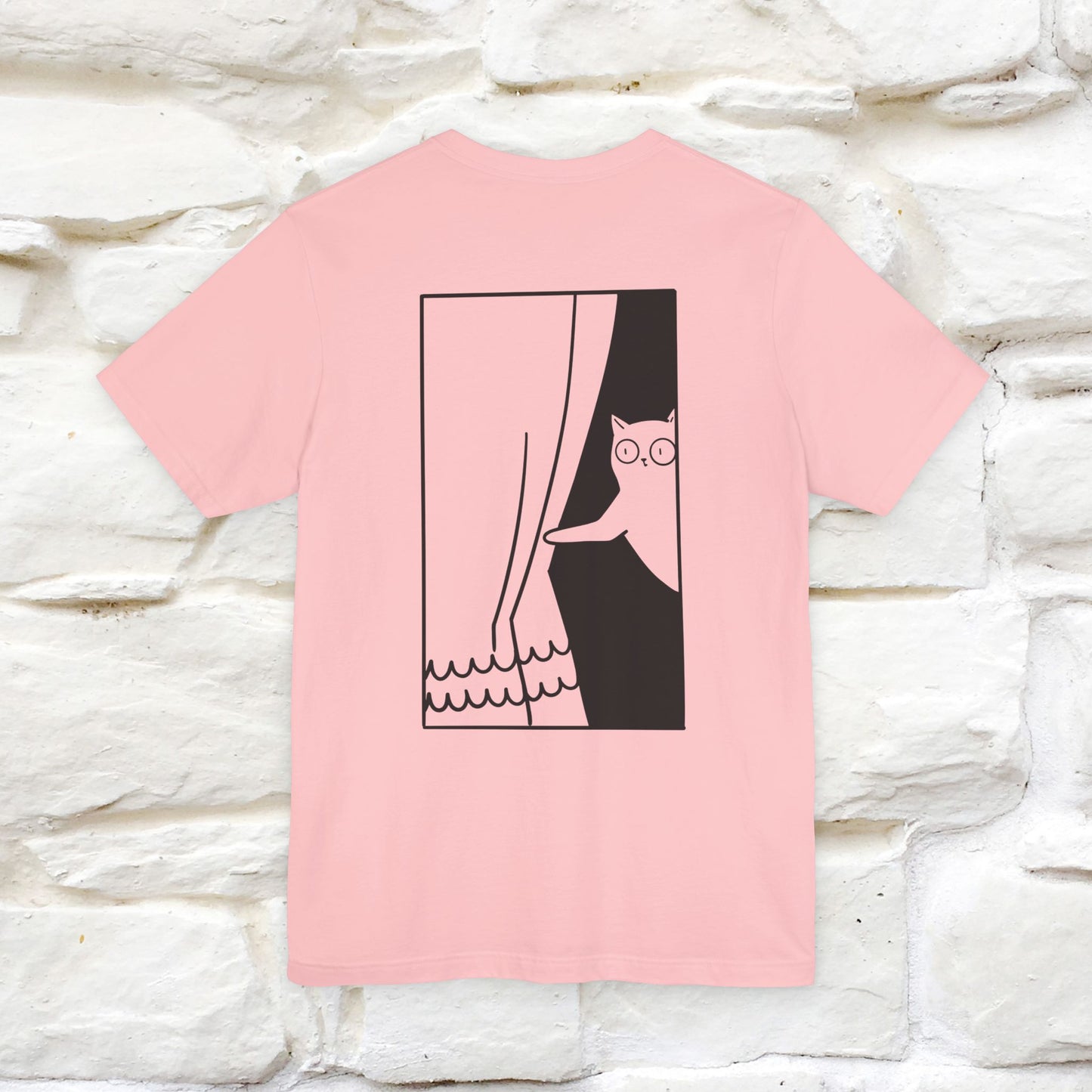 “Don’t trust atoms… they make up everything.” |  Cat T-Shirt | Front & Back Design | Nunu&Miao Studio