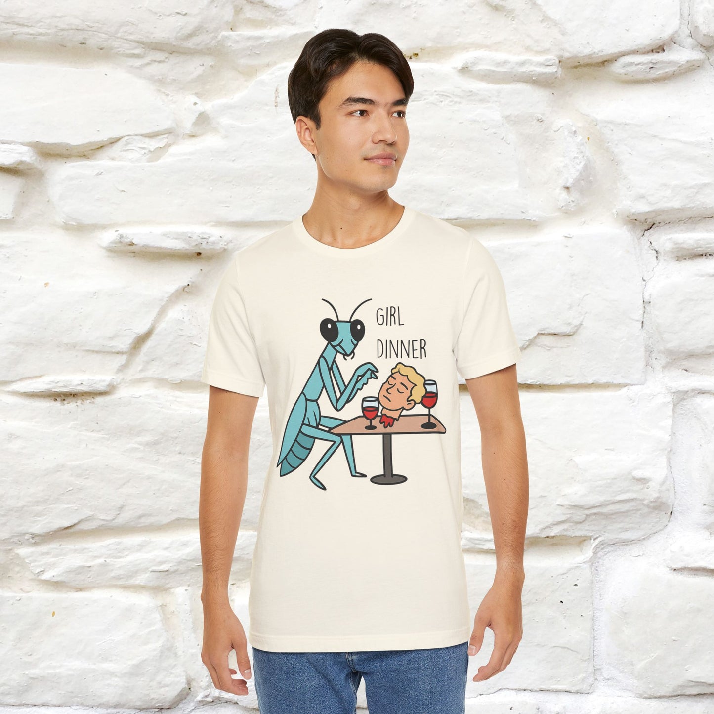 "Girl Dinner" Funny T-shirt |Nunu&Miao Studio - Nunu&Miao Studio