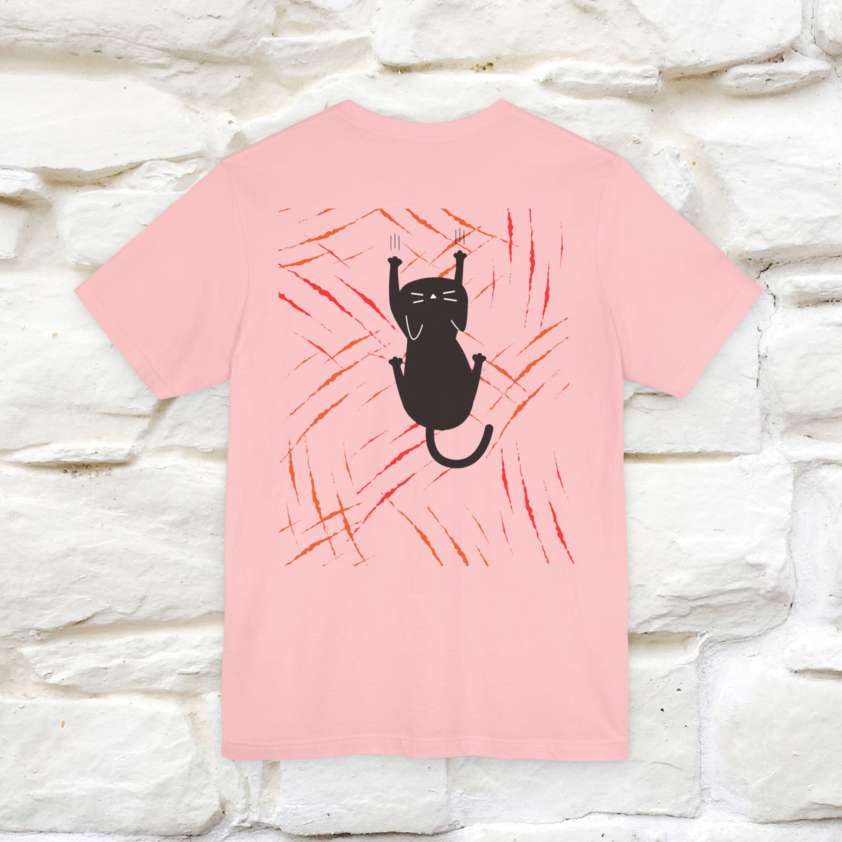 “Love Hurts"  Funny Cat T-Shirt | Front & Back Design | Nunu&Miao Studio