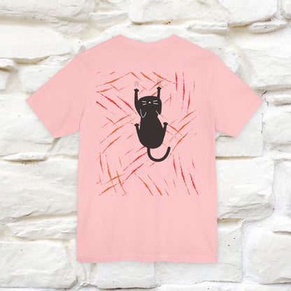 “Love Hurts"  Funny Cat T-Shirt | Front & Back Design | Nunu&Miao Studio