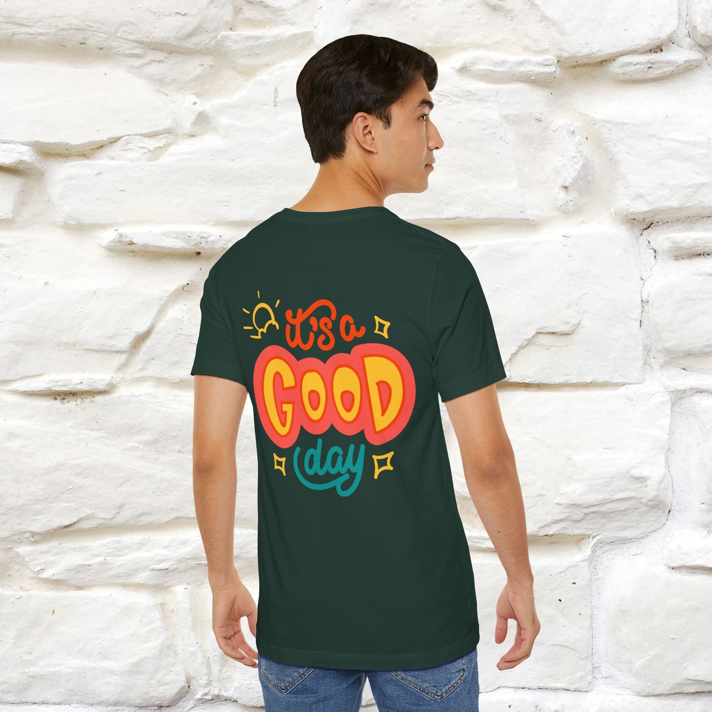 ""It's A Good Day" Cat T-Shirt| Front & Back Design | Nunu&Miao Studio - Nunu&Miao Studio